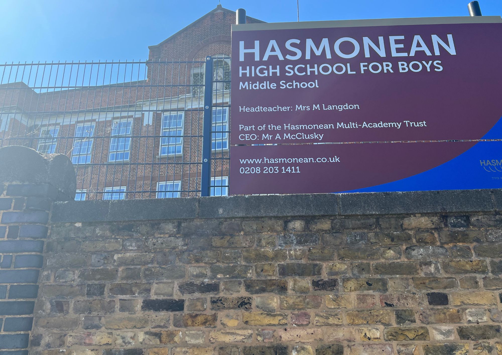 Jewish academy school moves into closed down Catholic primary’s old building hasmonean