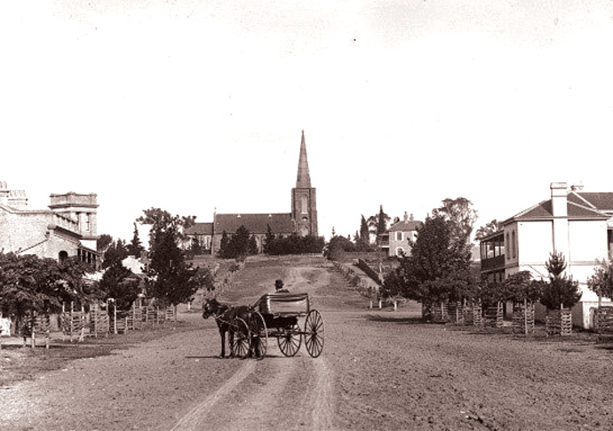 Camden New South Wales Australia John Street 1890s John Kerry Studios Sydney