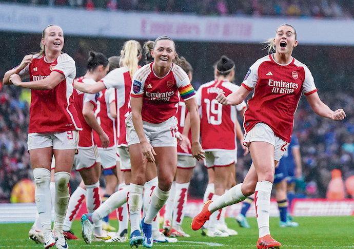 Fans key as Gunners step up to ‘new level’ Alessia Russo PHOTO- Daniela Porcelli-SPP new