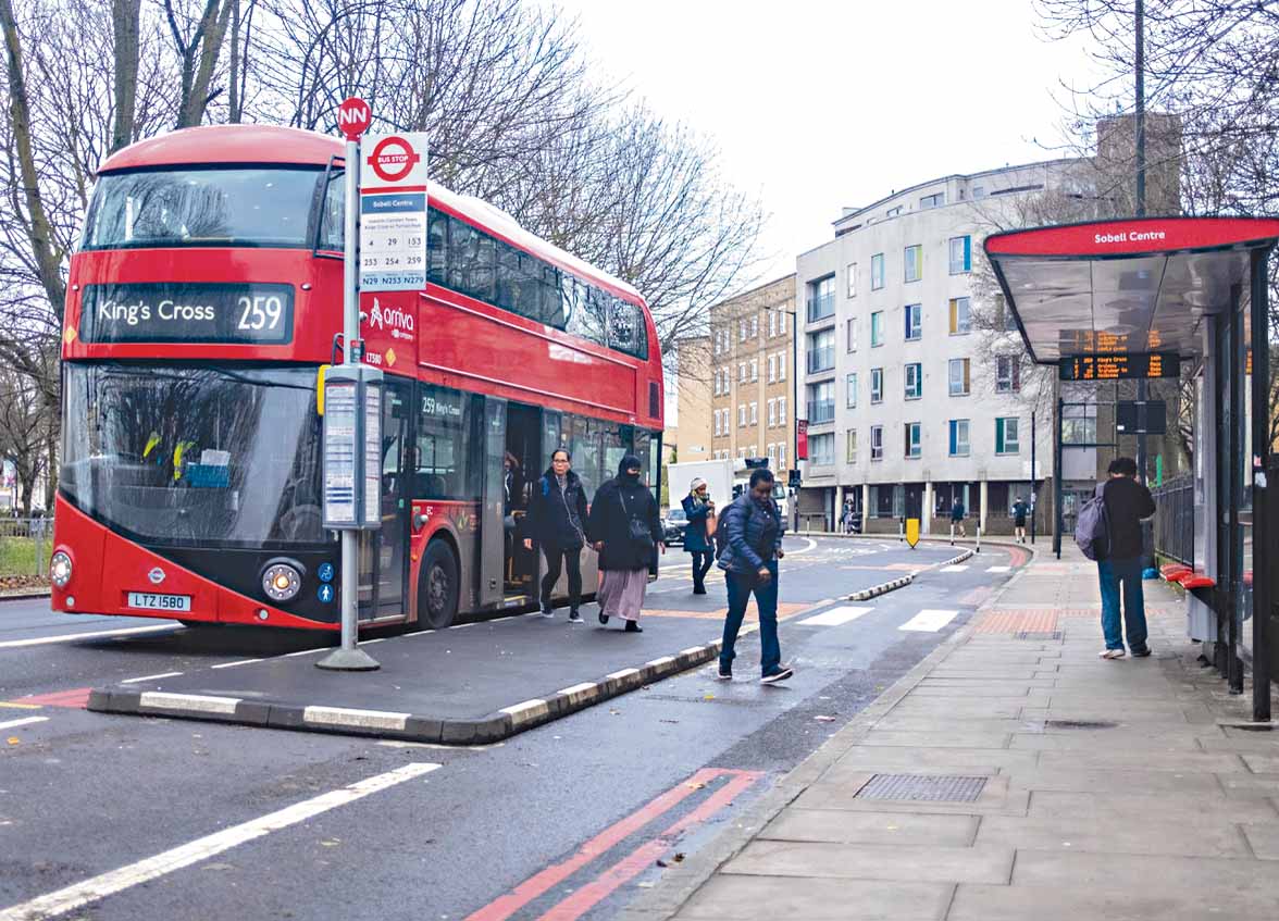 Are ‘floating’ bus stops legal? Floating Bus Stop Tollington Road