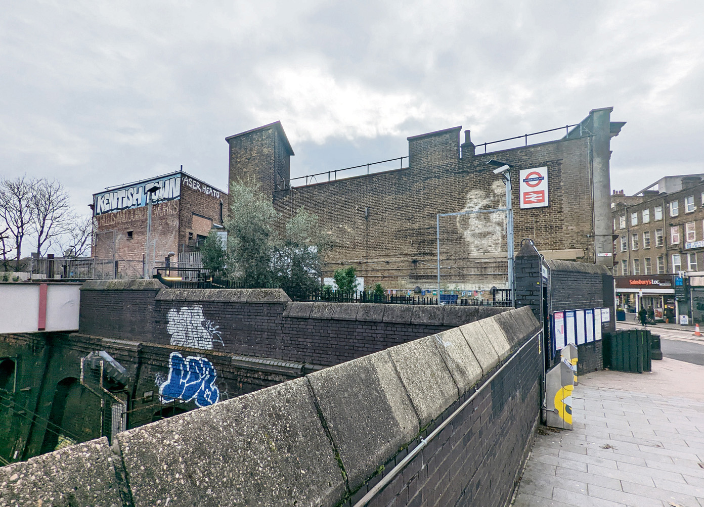 Where to put a lift shaft at the station… Kentish Town station