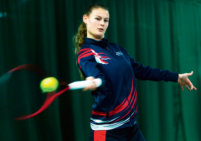 Ace Lily dreams of Oz return Lily Mills - Islington Tennis Centre January 24