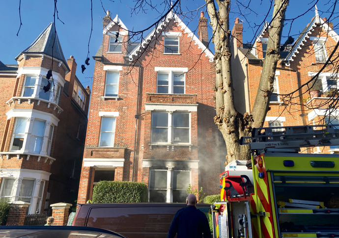 Heroes risked their lives for flat blaze victim Luke Thomson fire IMG_2934