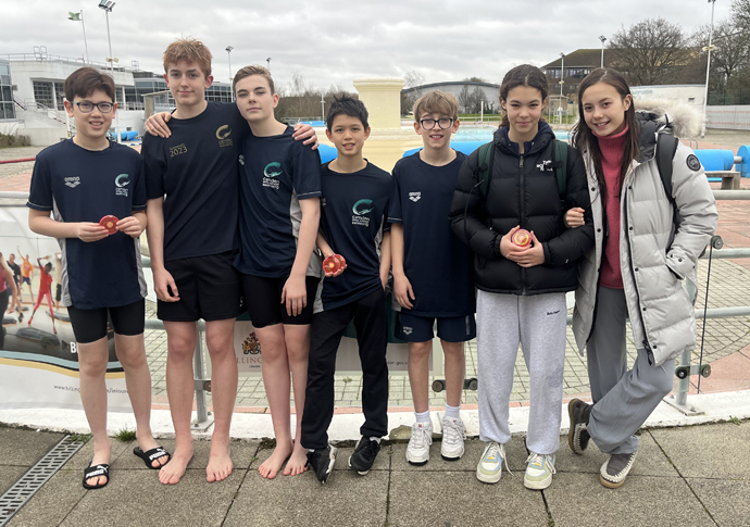 Swimmers in the fast lane! Camden Swiss Cottage swimmers 2