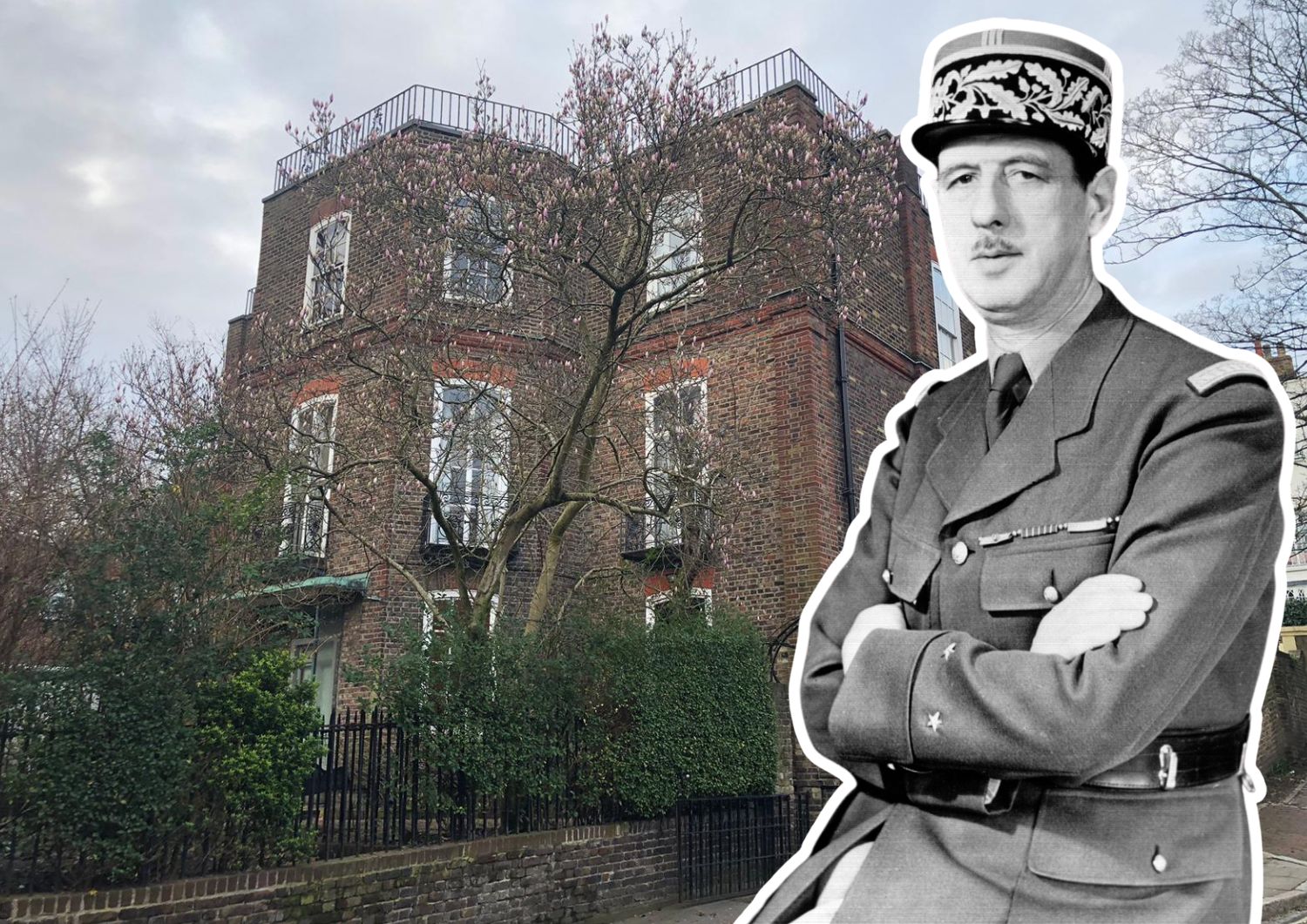 Inside No 99: New plans to restore listed de Gaulle house in Hampstead de gaulle (1)
