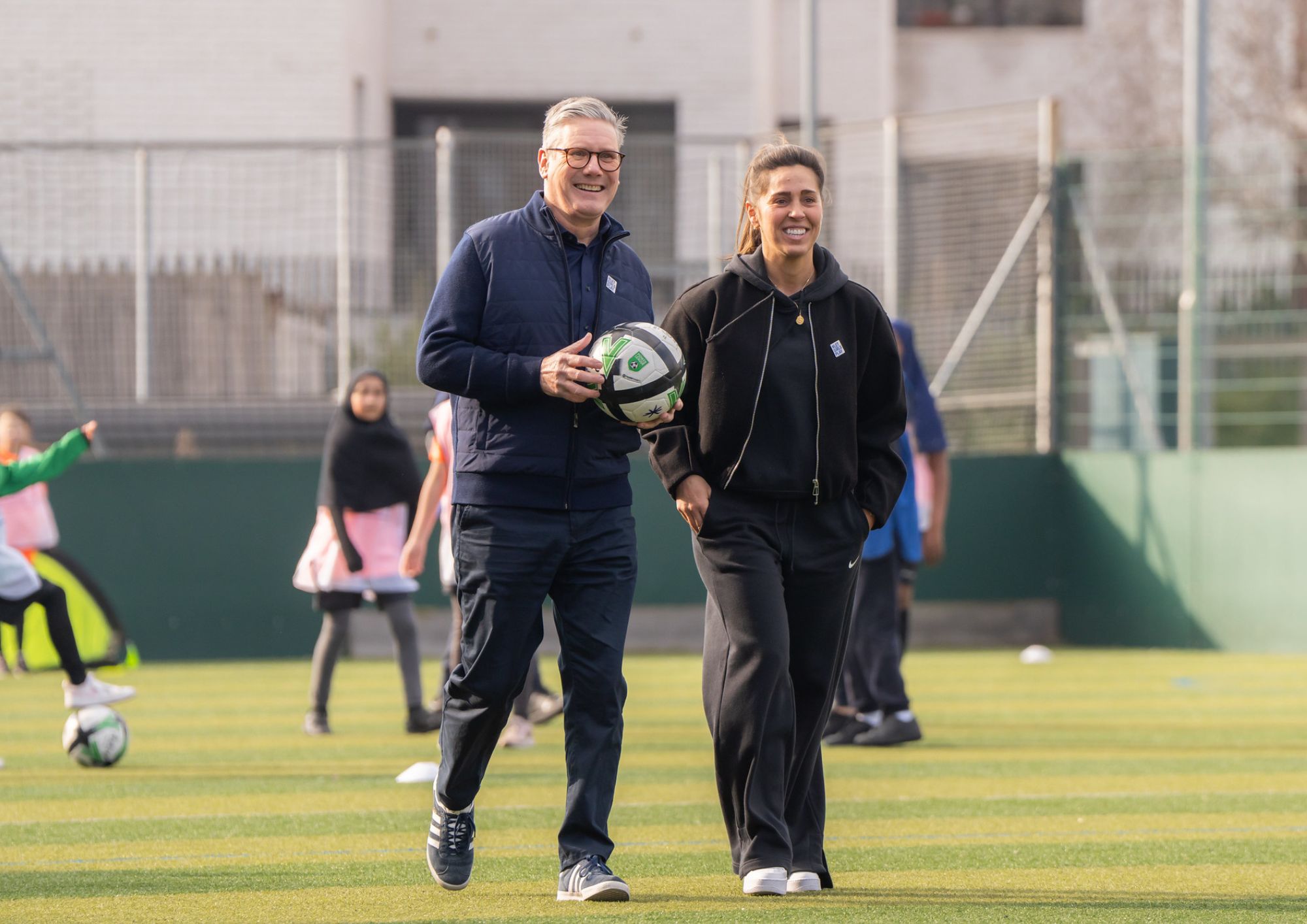 Surely our patriotism deserves better than this keir starmer girls football event at haverstock with fara williams (1)