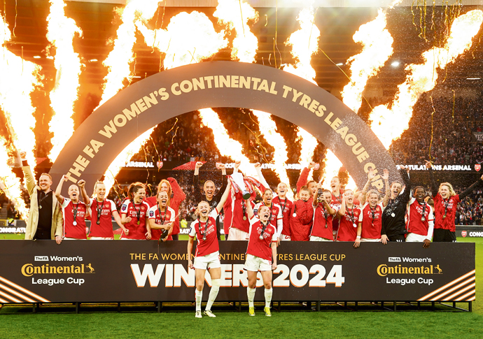 Gunners clinch Conti Cup with late extra-time winner FA Womens Continental Tyres League Cup Final - Arsenal v Chelsea - Molineux Stadium