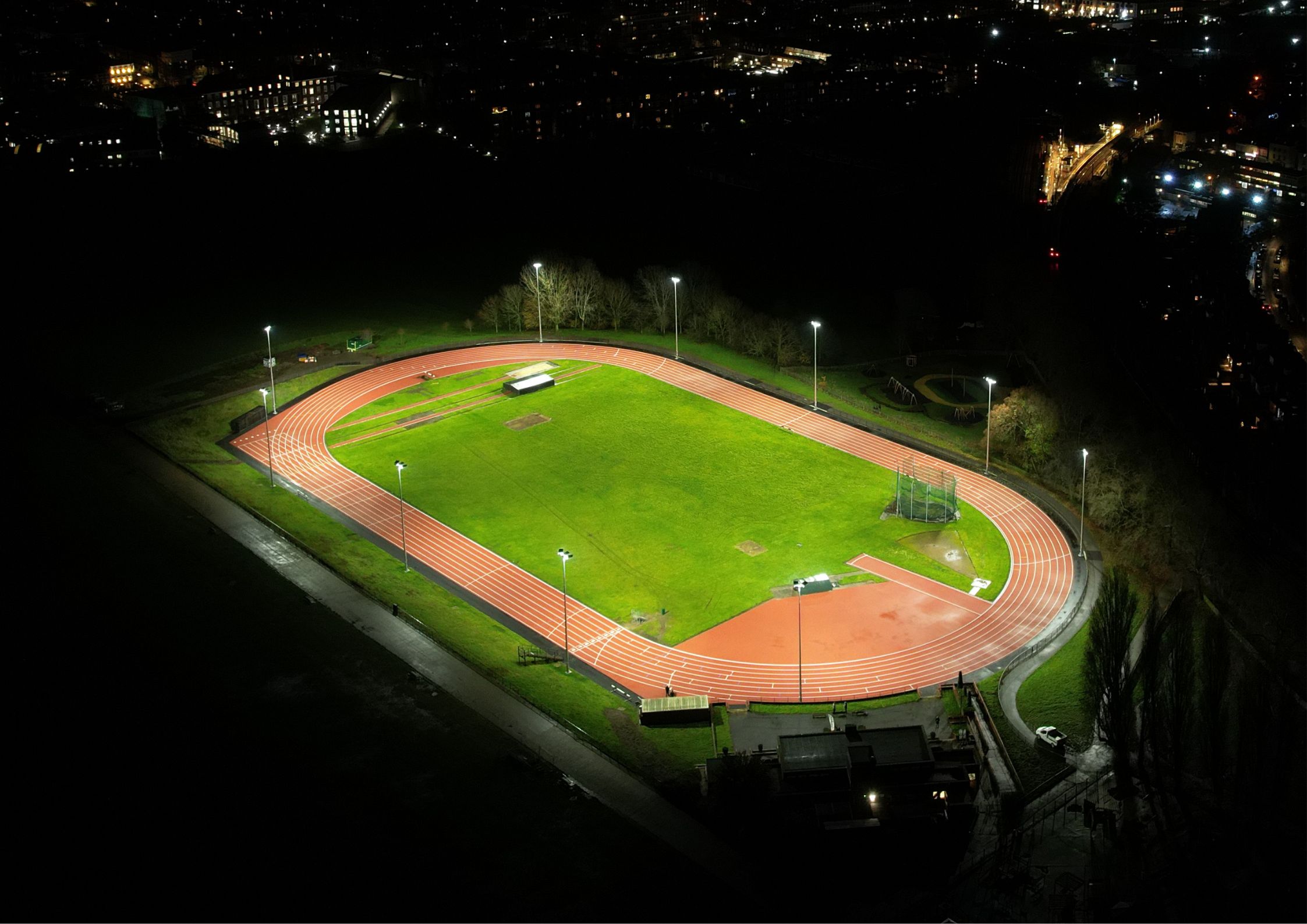 Lapping it up! Runners impressed as Heath’s track work is unveiled running track
