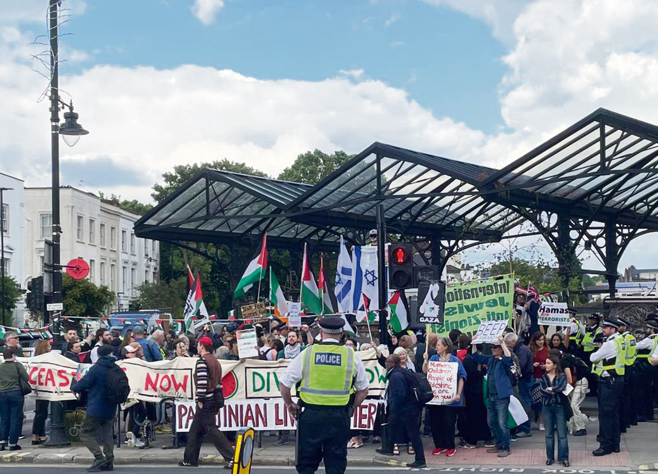 Palestinian-protest