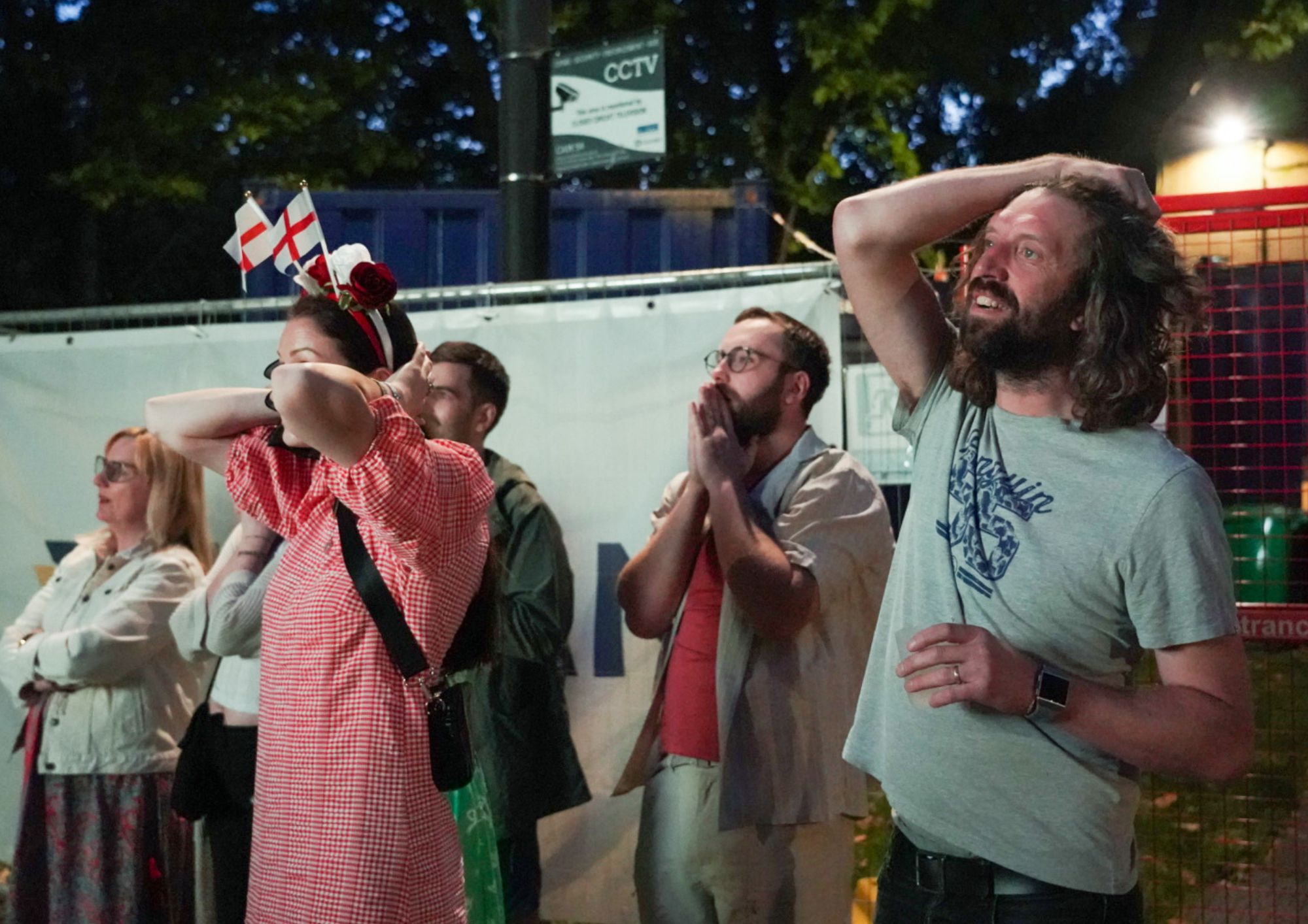IN PICTURES: It’s another ‘oh so near’ for England – but it was fun watching the Euros final with the neighbours euros final queens crescent ALICE HORSLEY (14)