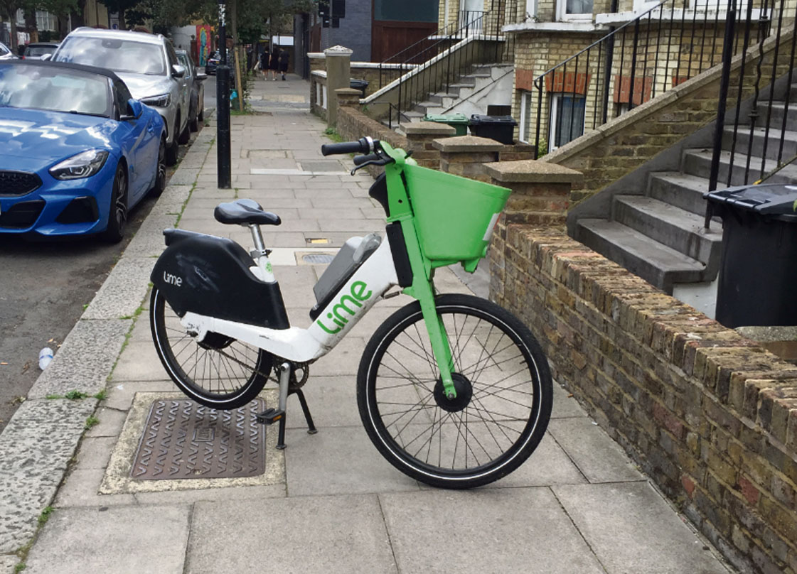 The bike image that tells its own story Moulie_lime bike
