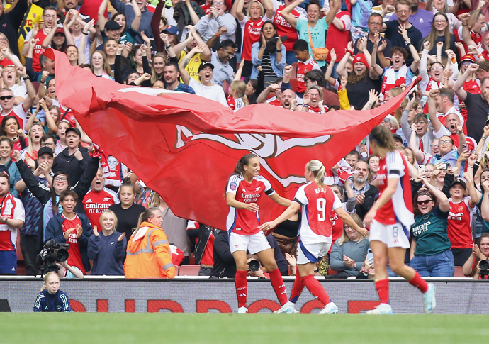 ‘Extra mile’: Arsenal rescue point Barclays Womens Super League - Arsenal v Manchester City - Emirates Stadium
