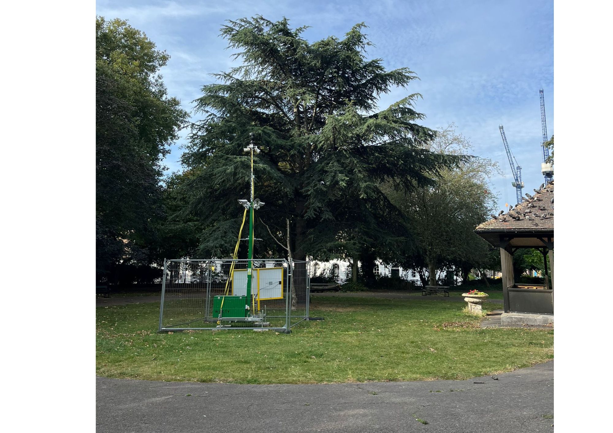 All-seeing eye camera contraption finds fans orwellian park camera