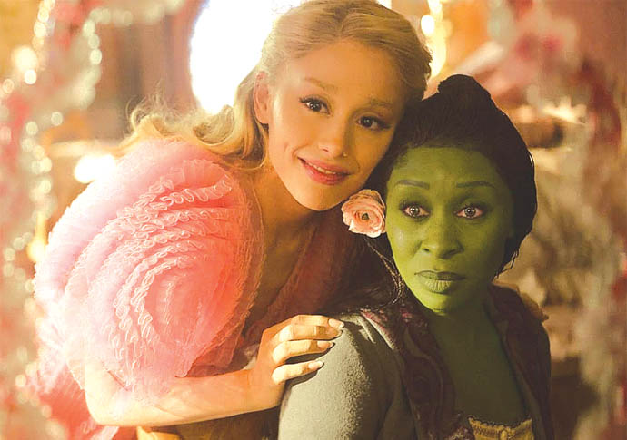 Broom or bust! Wicked works its magic on young fans Ariana Grande and Cynthia Erivo in Wicked credit Universal Studios