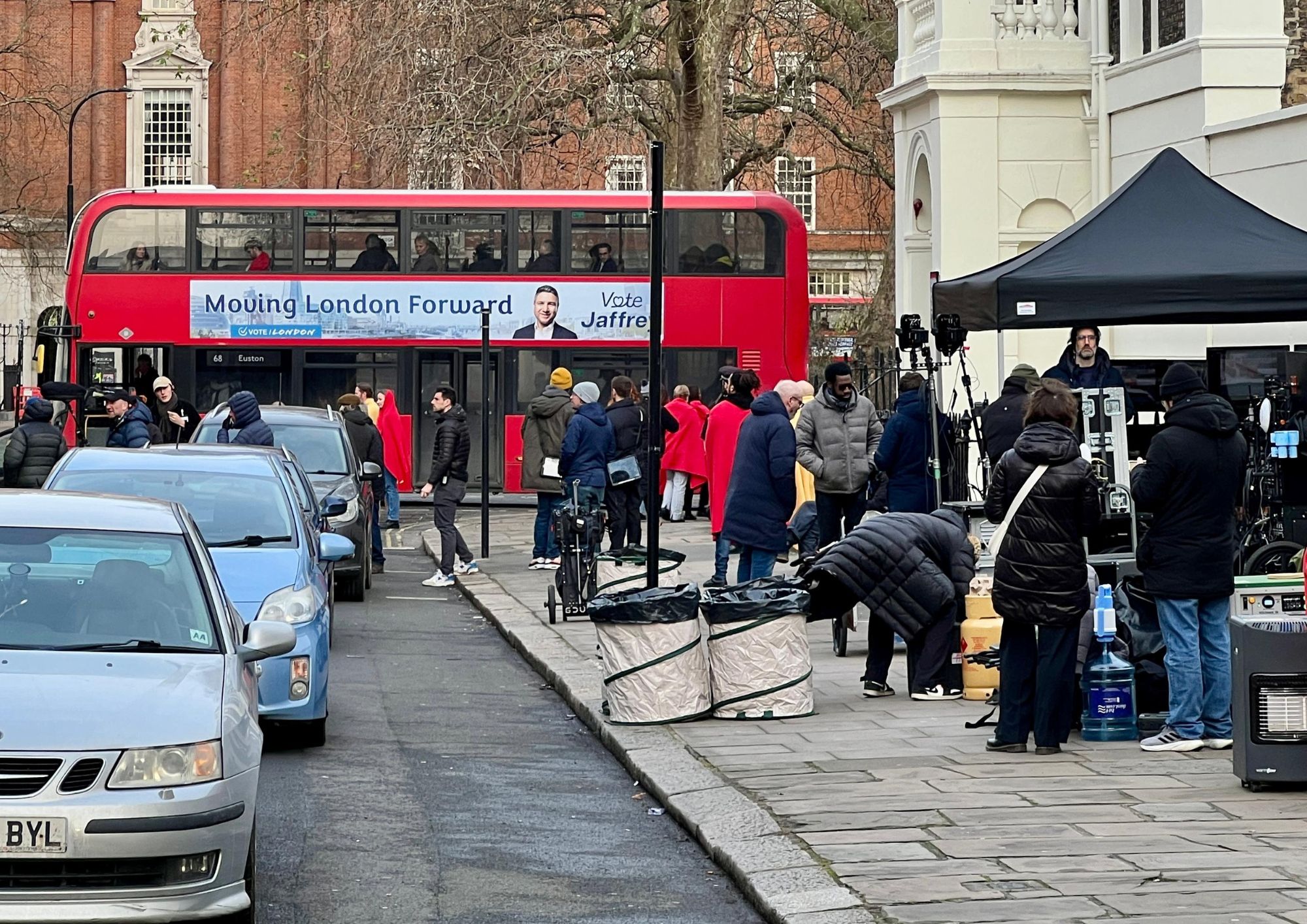 Clues to new Slow Horses character as film crews return to Camden CREDIT SImon Lamrock Slow Horses