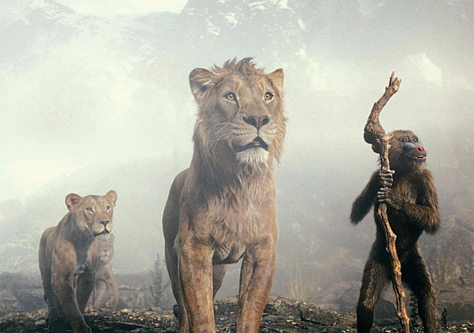 Lion King prequel gets the must-have Disney elements right – but lacks an engaging story John Kani Tiffany Boone Kelvin Harrison Jrr and Aaron Pierre in Mufasa The Lion King credit Disney new