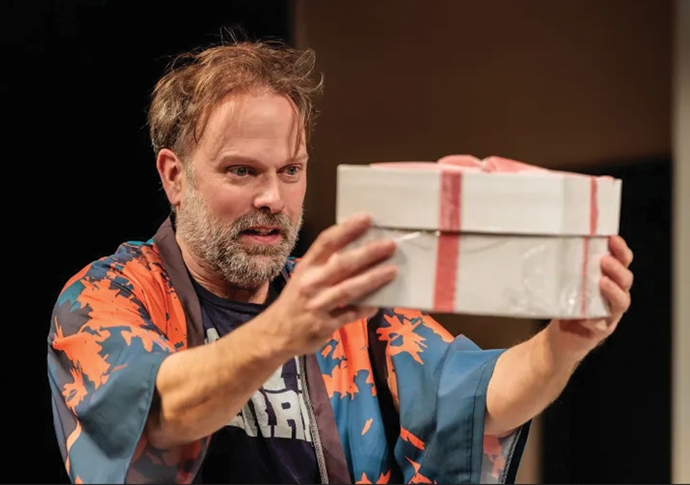 Review: The Gift, at Park Theatre Nicholas Burns in The Gift credit Rich Southgate