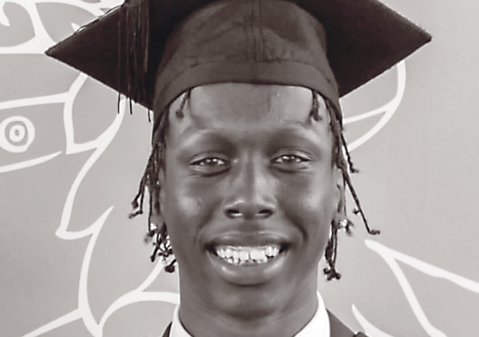 Brother’s moving tribute to uni student who died in car crash Daljang Wol at his graduation