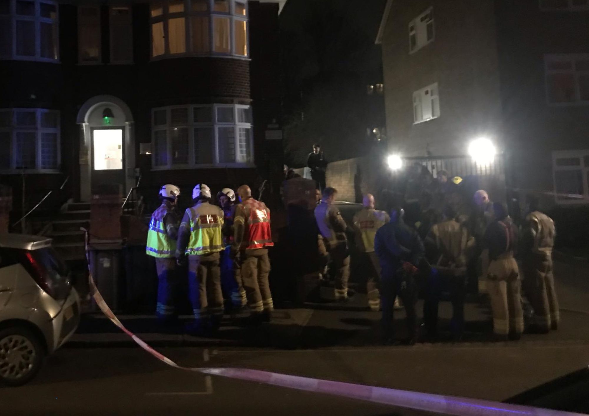 Man treated in hospital after West Hampstead blaze cleve road