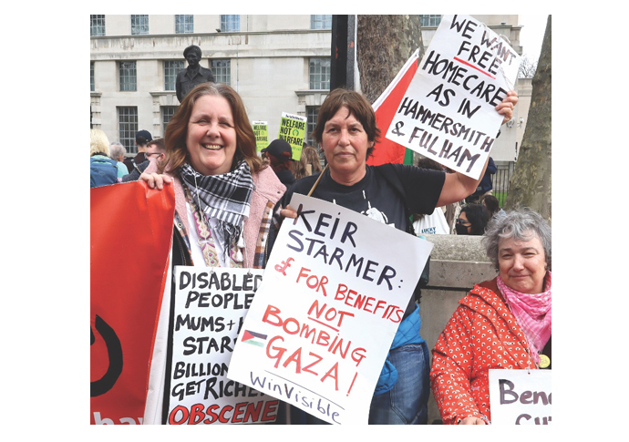 Whitehall protesters