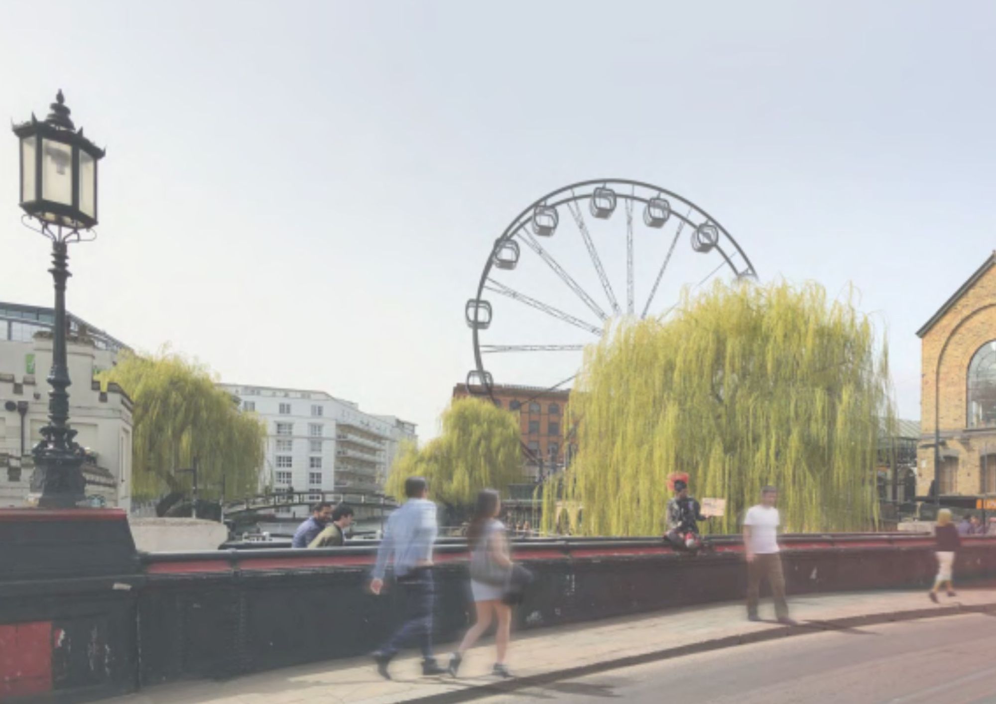 Plan for giant observation wheel at Camden Lock is ‘paused’ camden wheel (1)