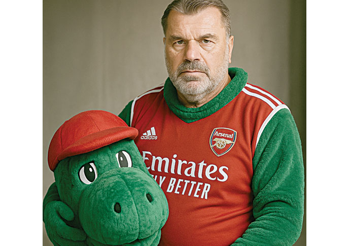 And then the fans found AI… Ange Postecoglou