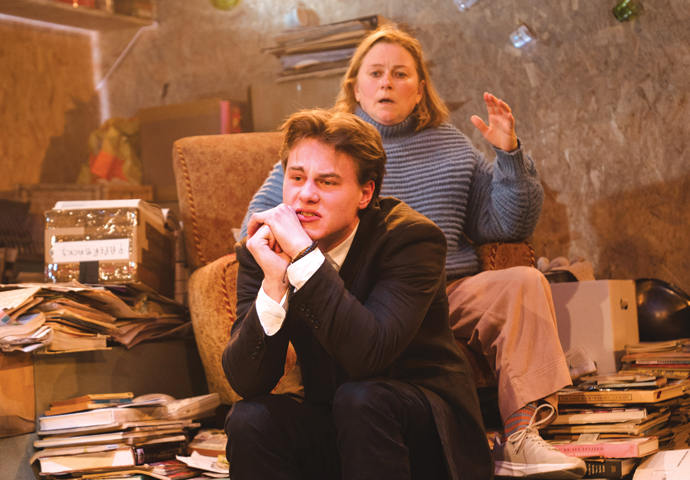 Review: Personal Values, at Hampstead Theatre Archie Christoph-Allen and Rosie Cavaliero credit Helen Murray 01
