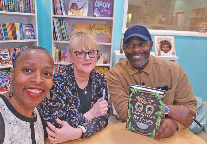 Marcia Hutchinson (r-l Kate Griffin and Patterson Joseph at a recent even in Brighton 2