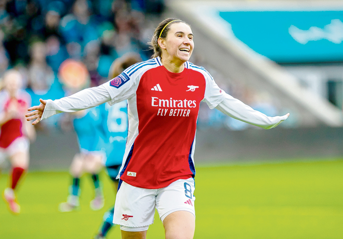 Caldentey crowned season’s best Barclays Women Super League, Manchester City vs Arsenal at the Joie Stadium, Manchester, 2nd February 2025