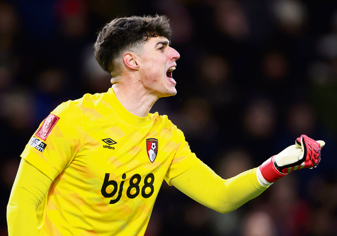 Can he play up front? Kepa to join Gunners – but still no sign of a new striker Emirates FA Cup 3rd Round - AFC Bournemouth, West Bromwich Albion - Vitality Stadium