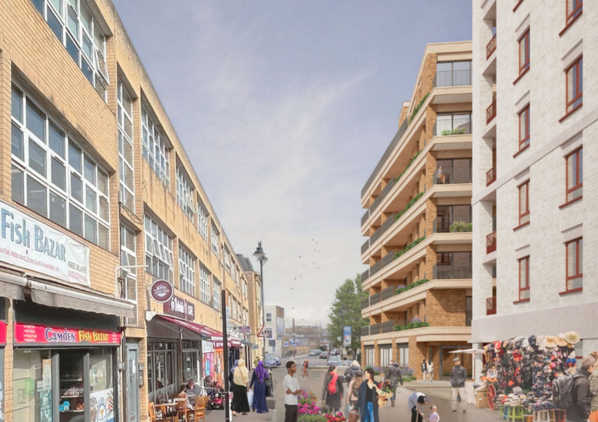 View of how ‘mega blocks’ estate will look… in 2045 west kentish town estate (3)