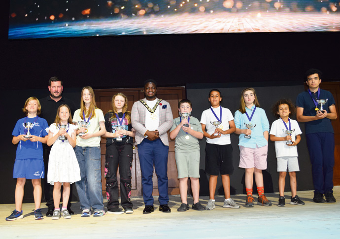 Glitzy night for stars who did borough proud! Team Camden's Kayak squad - Mayors Outstanding Achievement Award