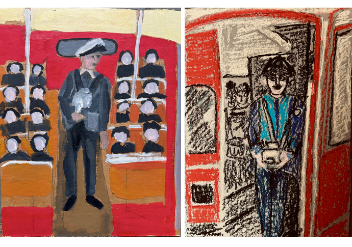 A picture perfect bus route Bus art