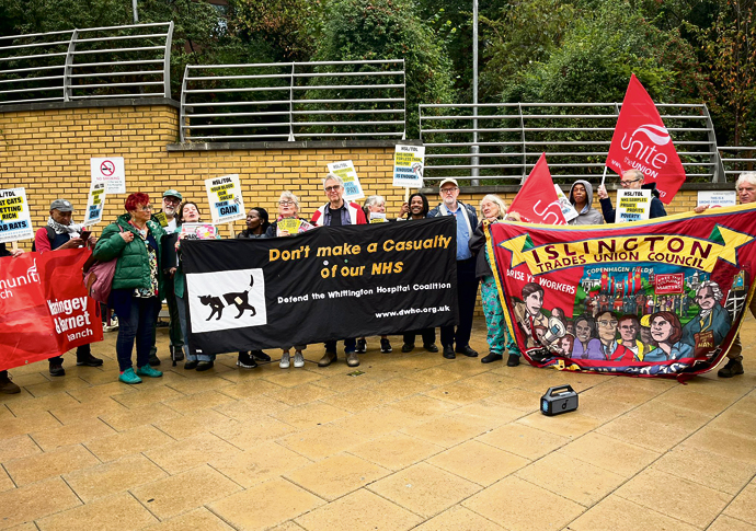 DWHC and Unite at Whittington