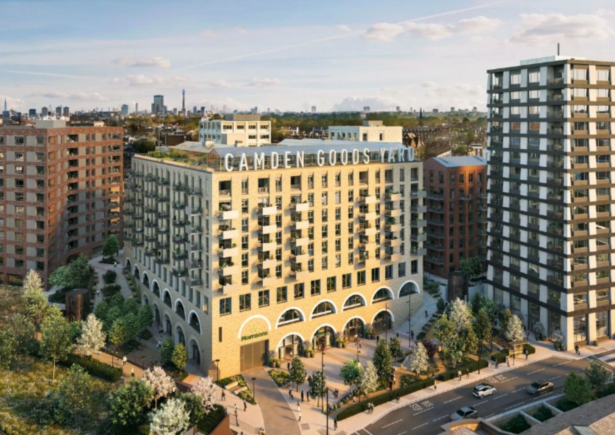 Developers set £2 million price on flats at controversial Chalk Farm scheme camden goods yard