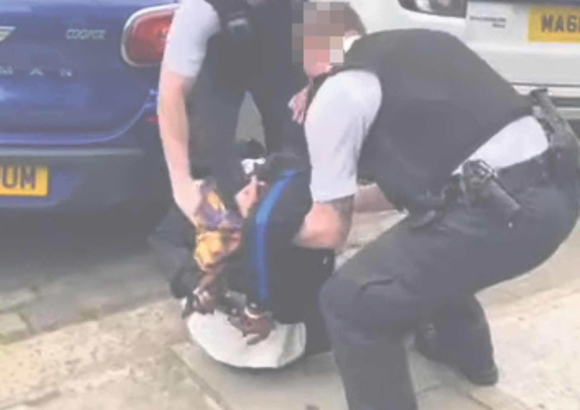 Police accused of ‘heavy-handed’ arrest as case collapses police arrest (2)