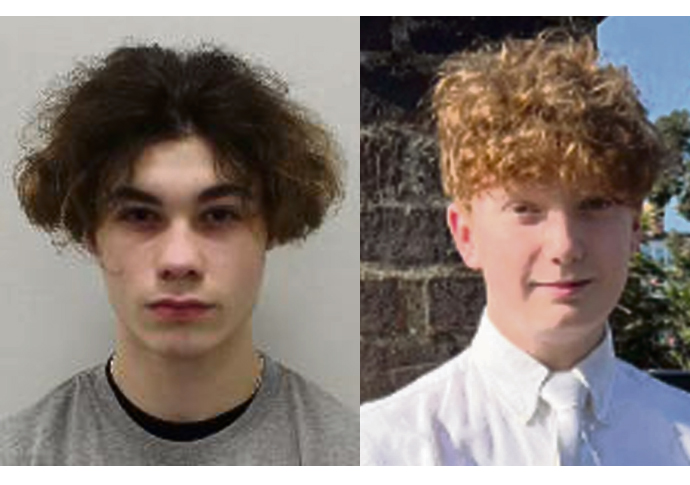 Areece Lloyd-Hall (left) and Harry Pitman