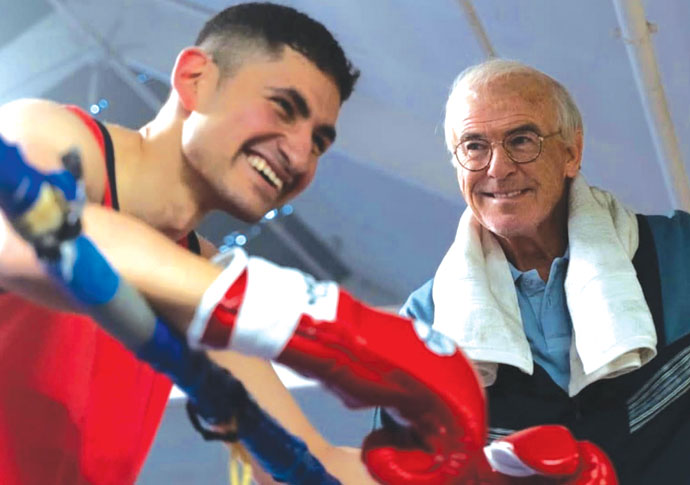 Points win for Naz bio-pic Pierce Brosnan and Amir El-Masry in Giant