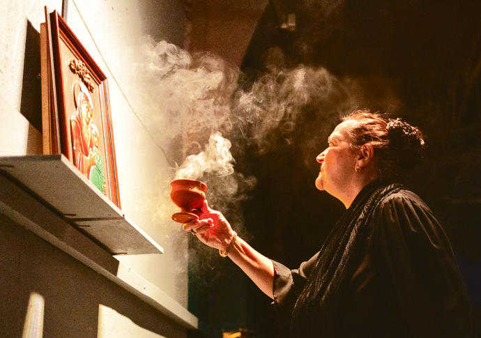 Review: The Ophiolite, at Theatro Technis Lucy Christofi Christy in The Ophiolite Photo credit - Andreas Lambis