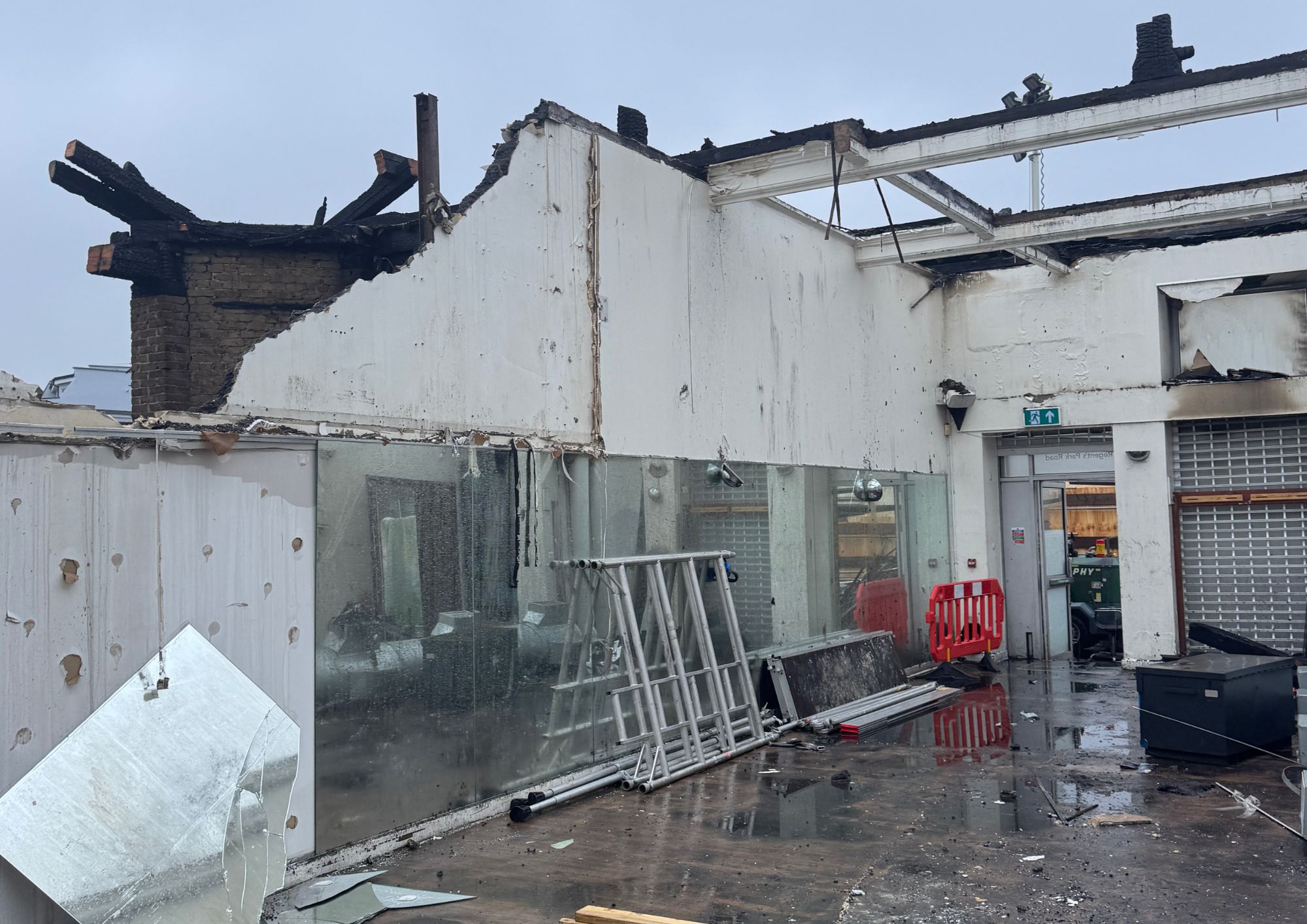 I lost it all in the fire – but we’re back! Yoga studio was wrecked by railside blaze fire