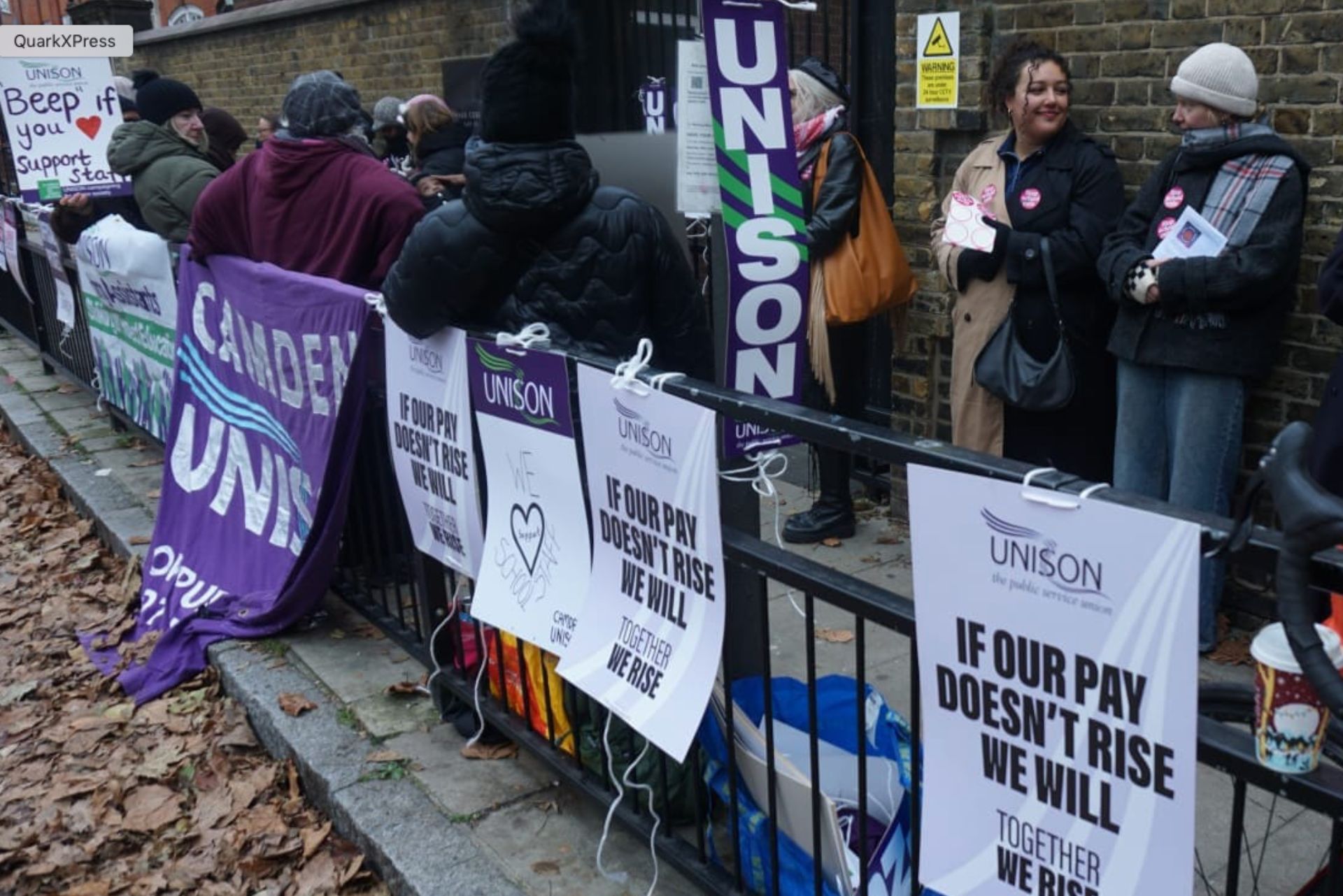 ‘We’re not here sharpening pencils!’ Striking teaching assistants reveal unseen pressure of job unison