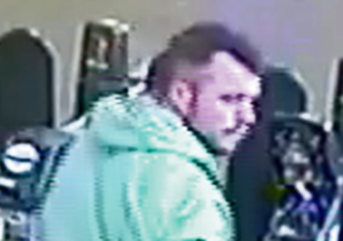 BTP station attack CCTV image