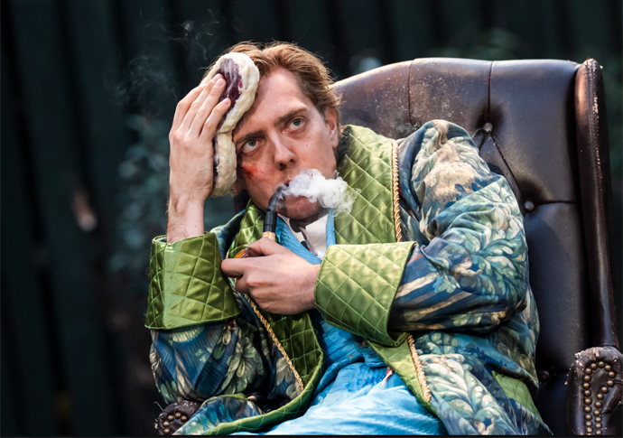 Review: Sherlock Holmes, at Regent’s Park Open-air Theatre Joshua James in Sherlock Holmes. Photo by Tristram Kenton
