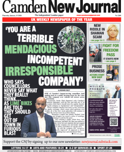 Cllr Awale Olad's comments about Lime on our front page in January