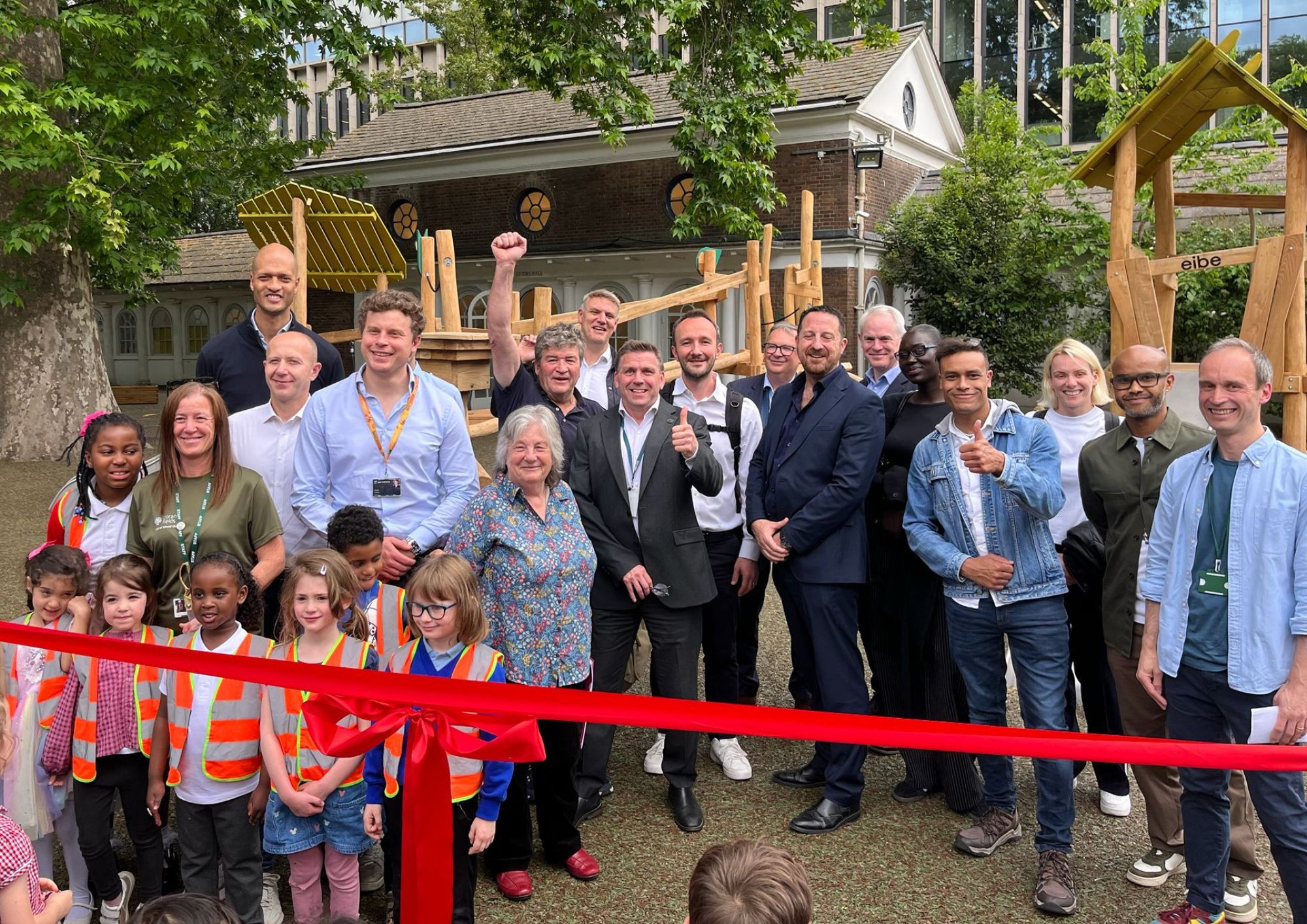 Childen helped shape new ‘play zone’ playground