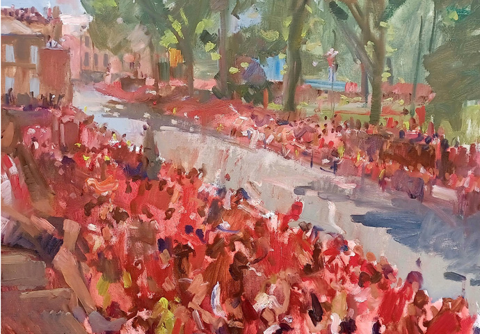 Artist sees ‘one big happy red animal’ at Arsenal parade | Camden New ...