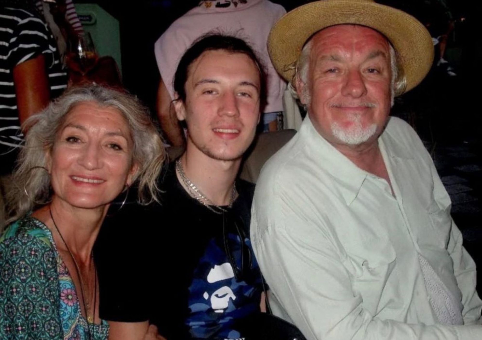 finbar with parents