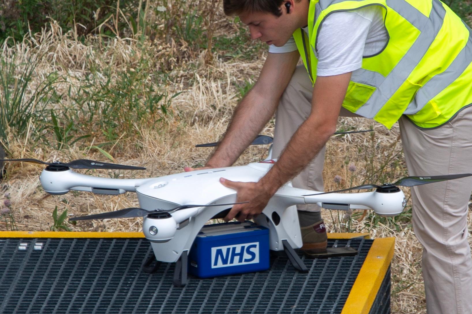 Children’s blood samples to be carried by drones five days a week drone-testing_photo-simon-lamrock