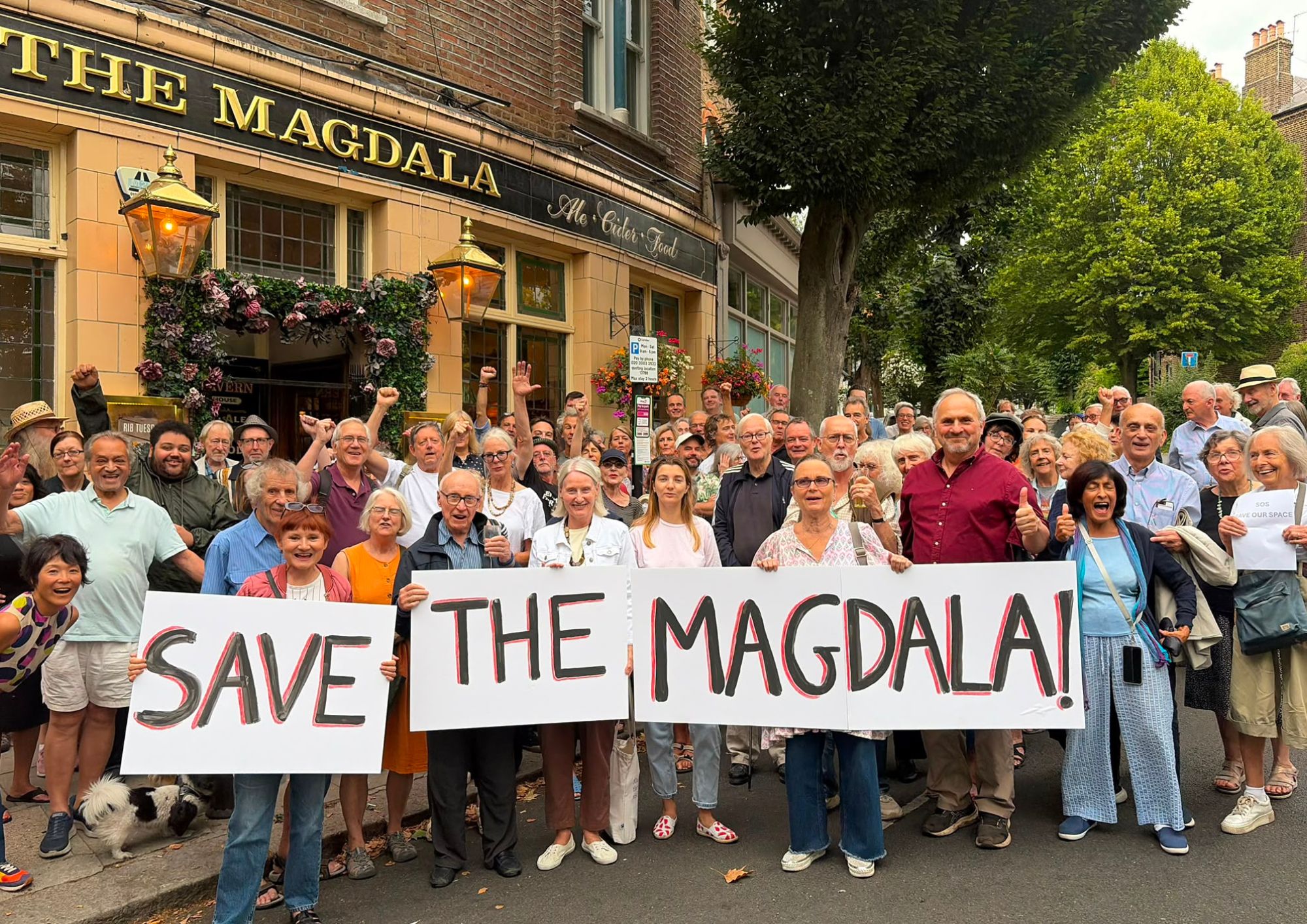 ‘Save The Magdala’ campaigners ready for crunch planning meeting over pub work magdala (2)