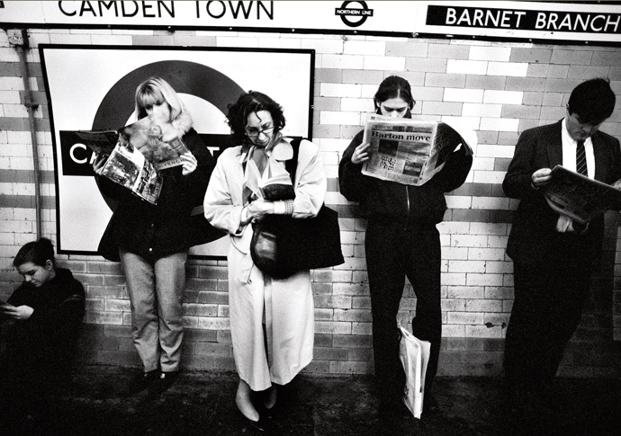‘A camera gives you a reason to interact with people’ Tube photo by Mark McEvoy